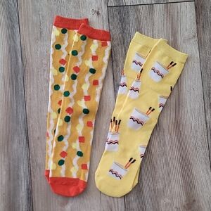 Adorable Ramen Socks NWOT
